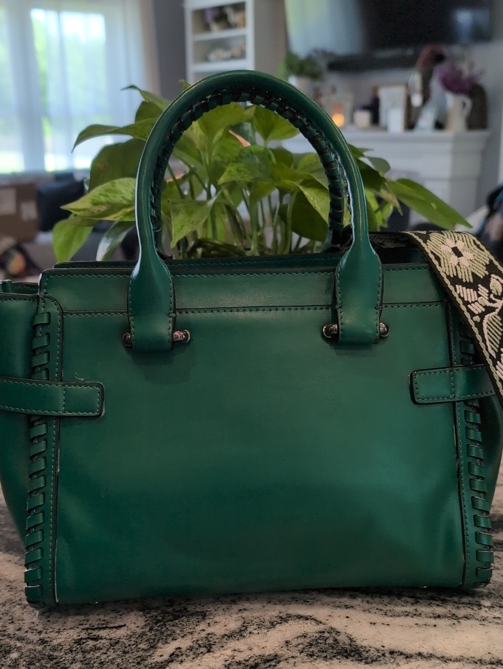 Coach Swagger 27 Forest Green Rip & Repair Carryall Satchel Limited Edition RARE - Picture 12 of 13